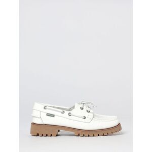 Sebago Women Sebago Ranger Leather Boat Shoes With A Serrated Sole